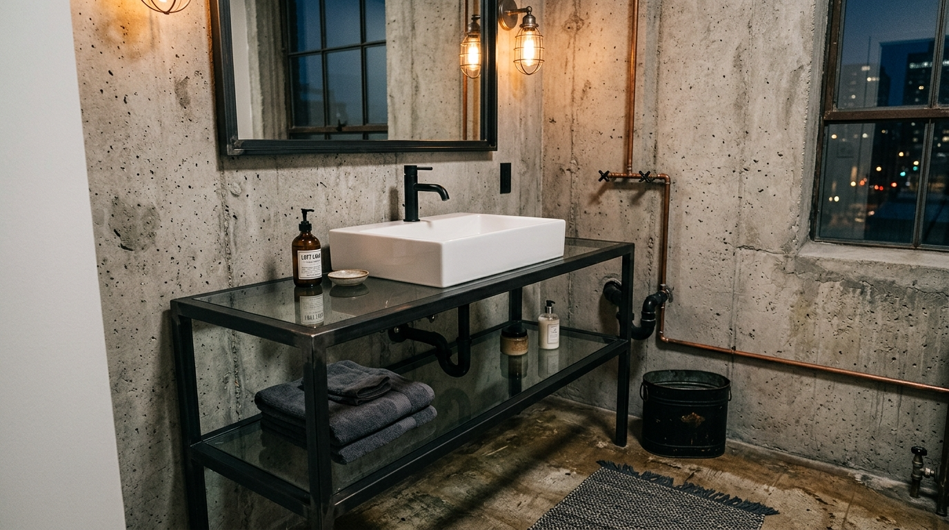 Balance open shelving with closed cabinets